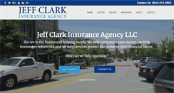 Desktop Screenshot of jeffclarkagency.com